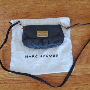 Marc Jacobs Black Leather Crossbody Bag